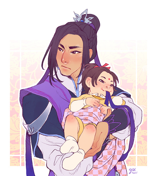 jiang cheng and jin ling (modao zushi) drawn by yutaan
