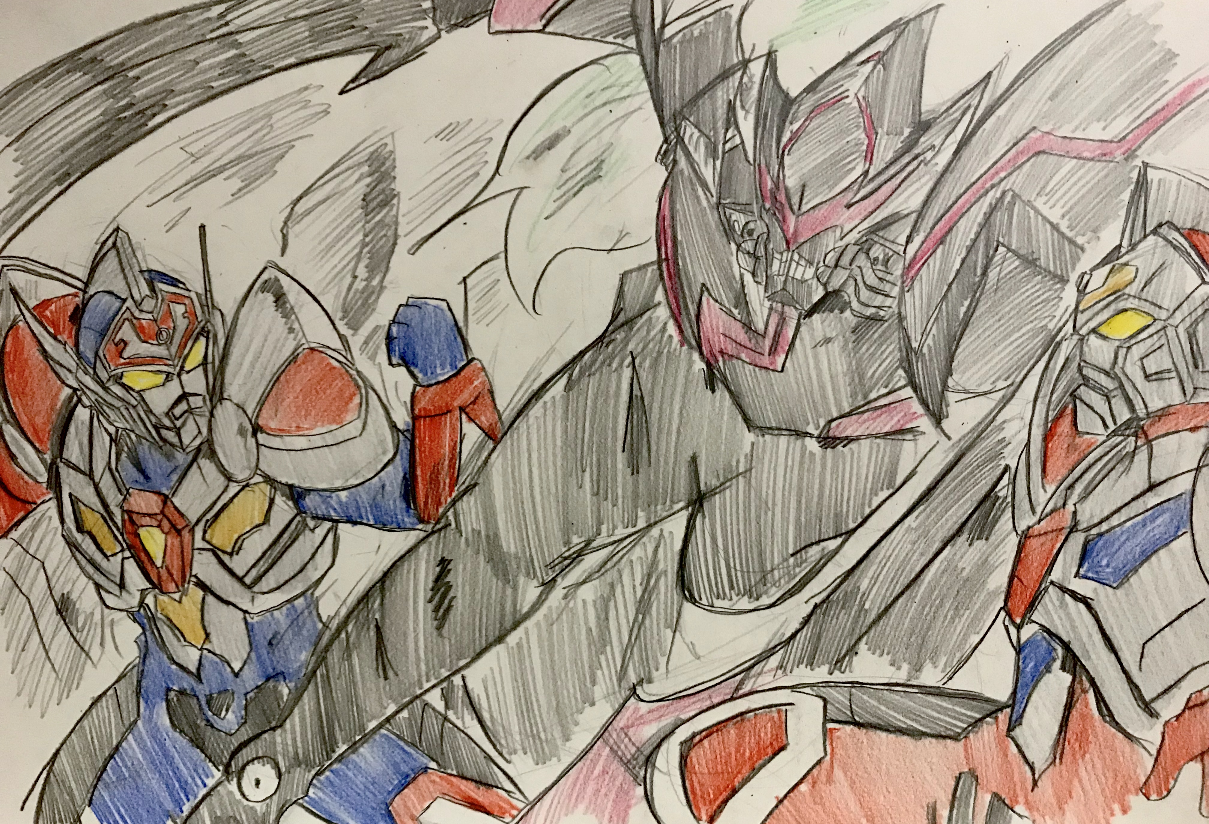 Alexis Kerib Gridman And Gridman Sigma Gridman Universe And 3 More Drawn By Igomaru Danbooru