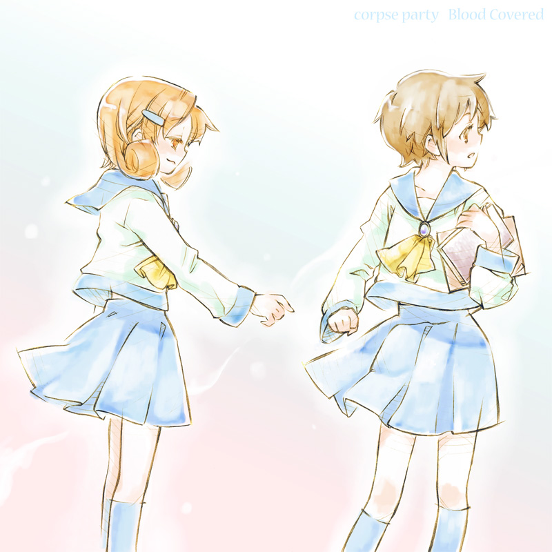 nakashima naomi and shinohara seiko (corpse party) drawn by alba_(ep)