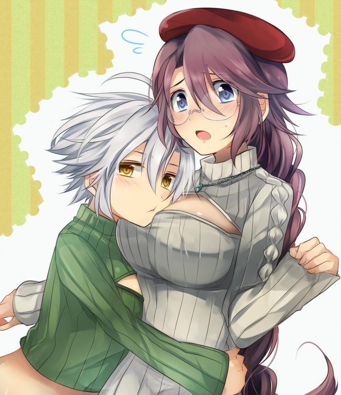 fie claussell and emma millstein (eiyuu densetsu and 2 more) drawn by enoki_nai