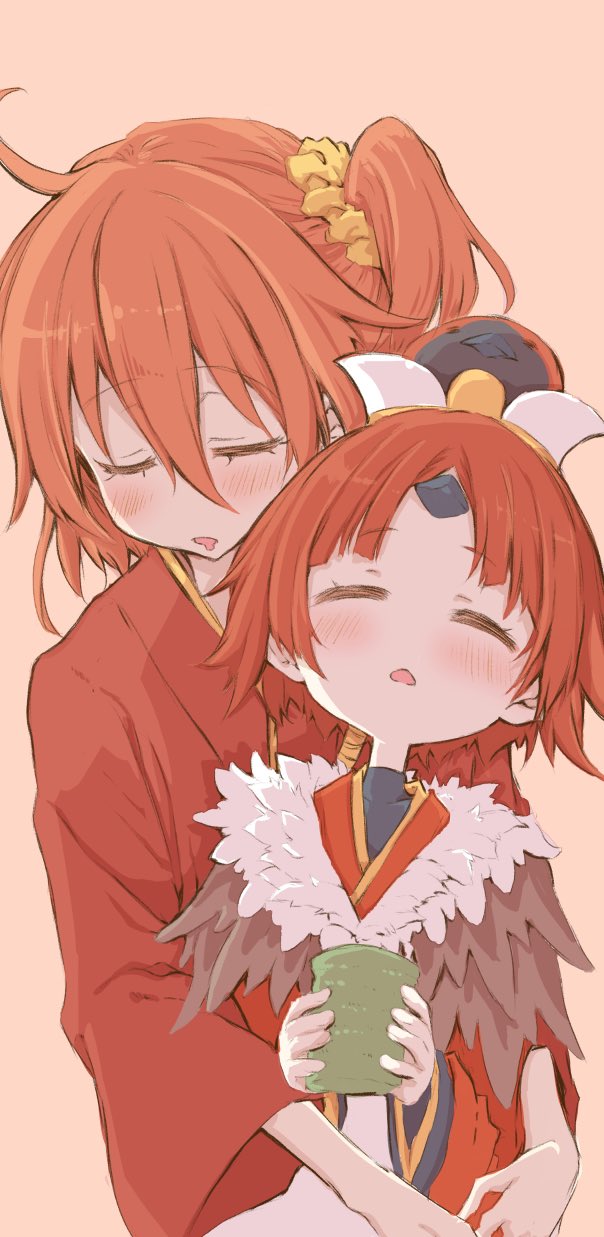 fujimaru ritsuka and beni-enma (fate and 1 more) drawn by nwon'yo_pasun