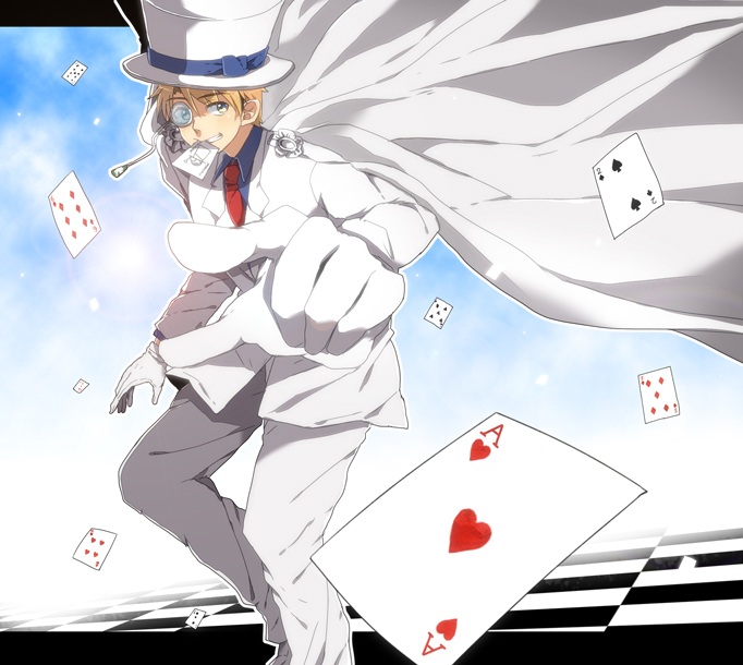 america and kaitou kid (axis powers hetalia and 2 more) drawn by snipe-968