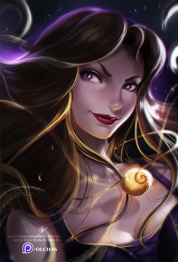 vanessa (the little mermaid) drawn by olchas