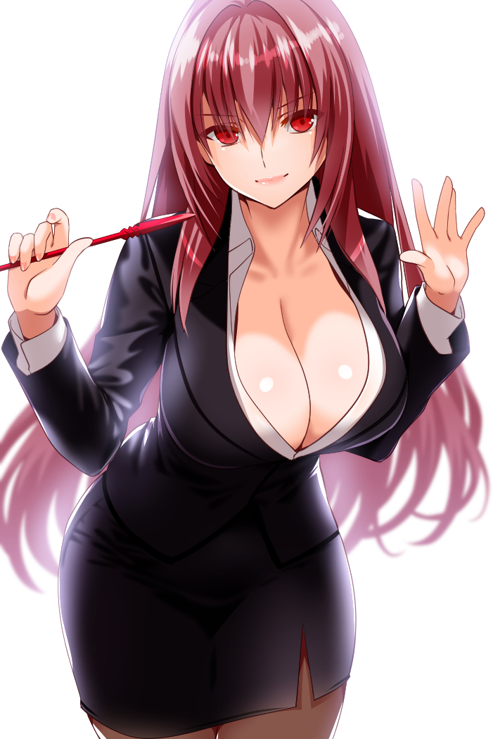 scathach (fate and 1 more) drawn by engo_(aquawatery)
