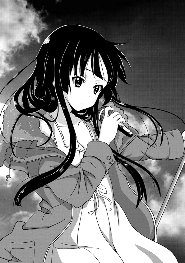 akiyama mio (k-on! and 1 more) drawn by noa_p