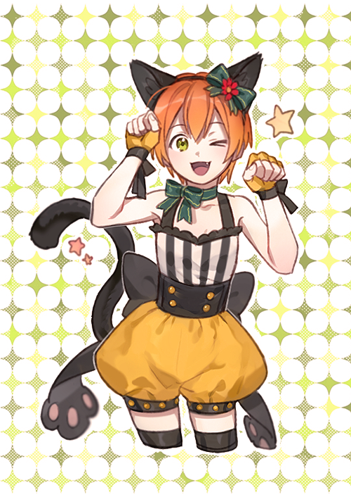 hoshizora rin (love live! and 2 more) drawn by ton_e2
