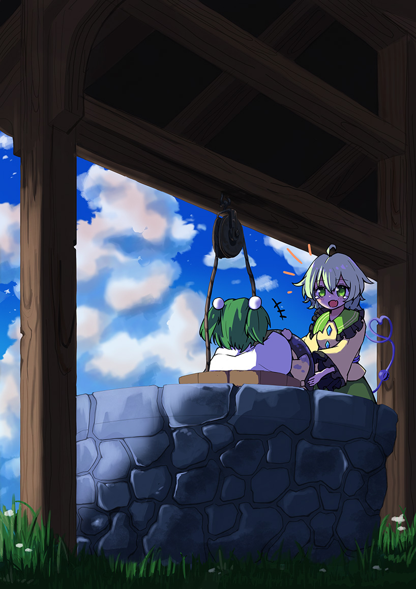 komeiji koishi and kisume (touhou) drawn by daia_(daia9132)