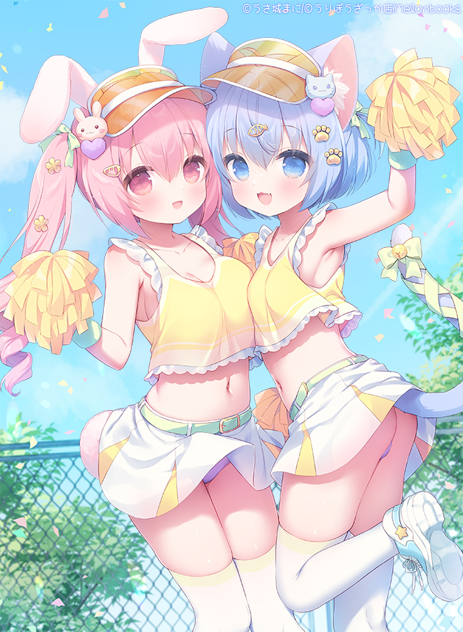 sakura and onka (original) drawn by usashiro_mani