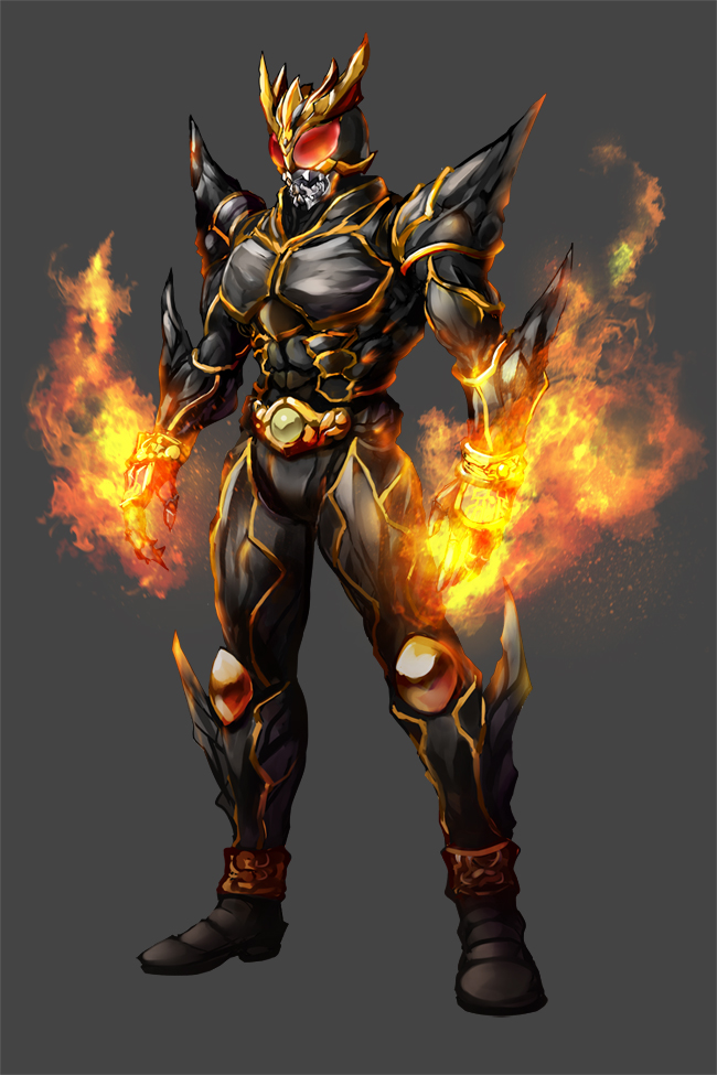 kamen rider kuuga (kamen rider and 1 more) drawn by dtcy