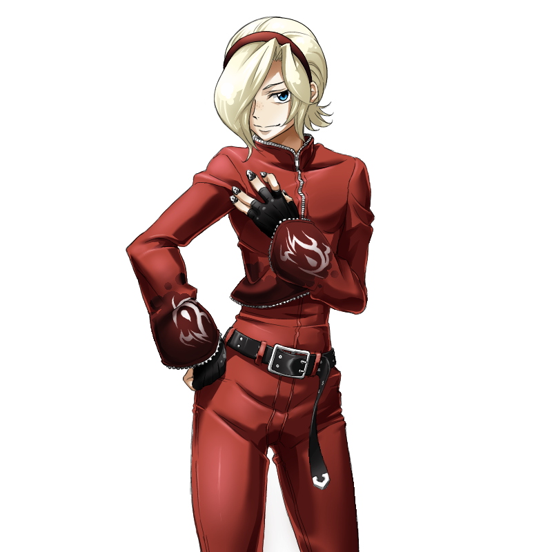 ash crimson (the king of fighters and 1 more) drawn by iwa-saka