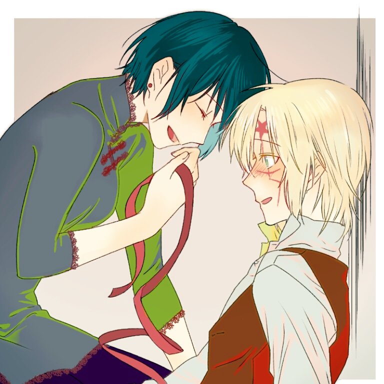 lenalee lee and allen walker (d.gray-man) drawn by njiyaaa
