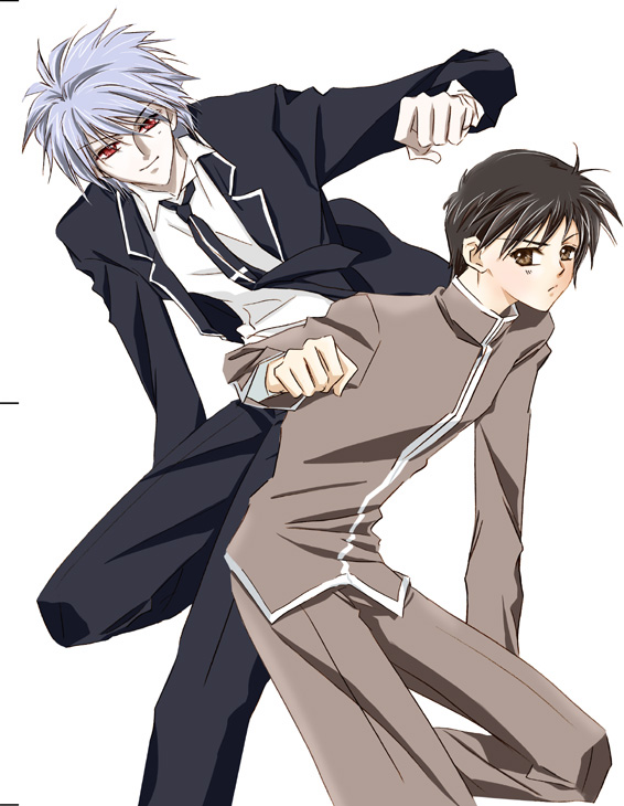 ikari shinji and nagisa kaworu (neon genesis evangelion and 1 more) drawn by youya_takazawa