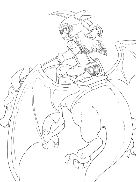 daisy (dragon quest and 1 more) drawn by hamoya