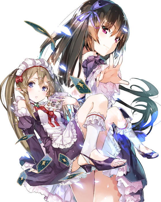 myucel foalan and ayasaki hikaru (outbreak company) drawn by yuugen