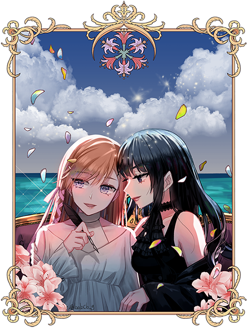 ryne waters and gaia (final fantasy and 1 more) drawn by 4b