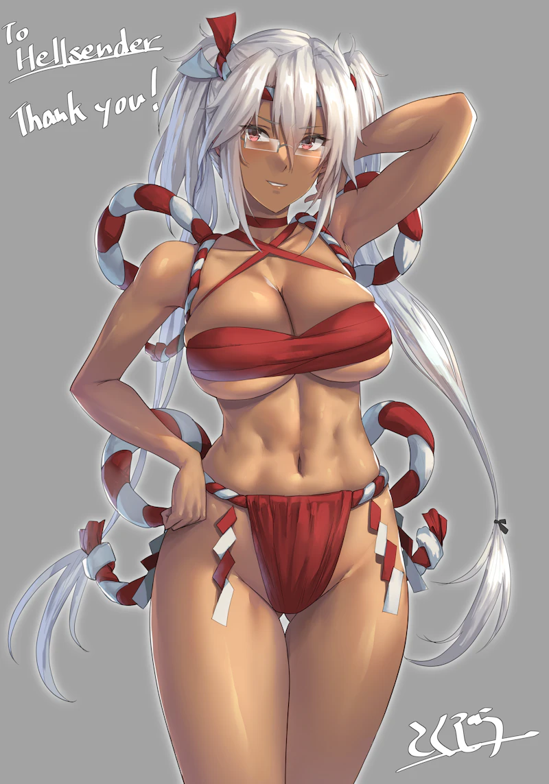 musashi and musashi kai ni (kantai collection) drawn by kokuzou