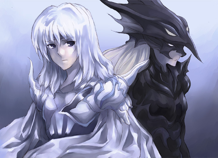 paladin, cecil harvey, and kain highwind (final fantasy and 1 more) drawn by kouno_hikaru