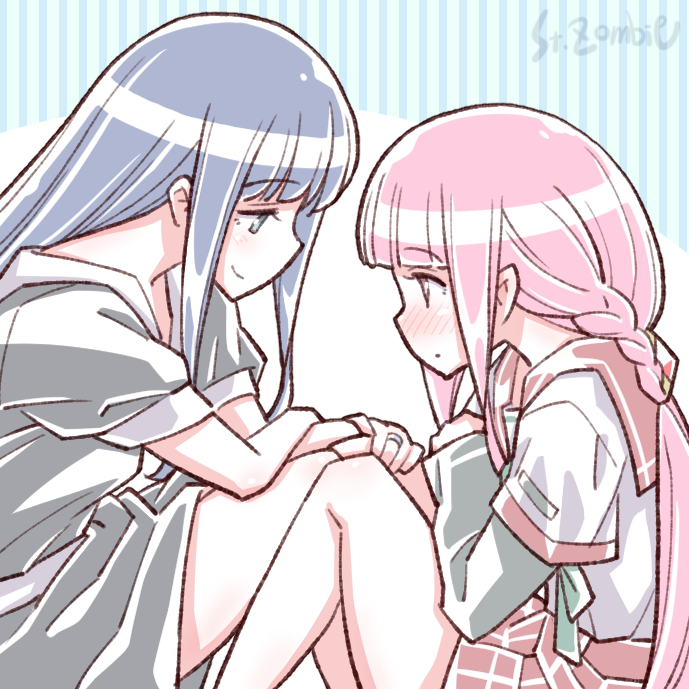 tamaki iroha and nanami yachiyo (mahou shoujo madoka magica and 1 more) drawn by studiozombie