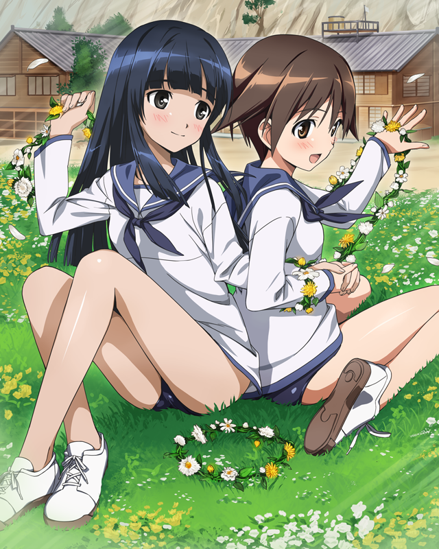 miyafuji yoshika and yamakawa michiko (world witches series and 1 more)