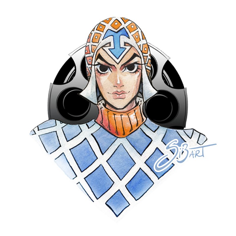 guido mista (jojo no kimyou na bouken and 1 more) drawn by si3art