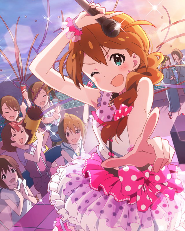 hagiwara yukiho, futami mami, futami ami, ibuki tsubasa, baba konomi, and 1 more (idolmaster and 1 more)