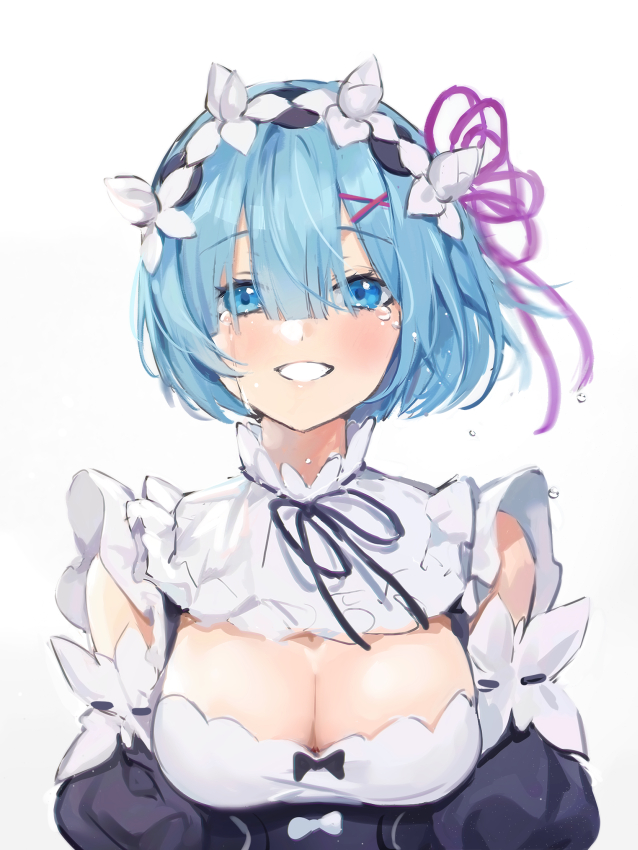 rem (re:zero kara hajimeru isekai seikatsu) drawn by douya_(233)
