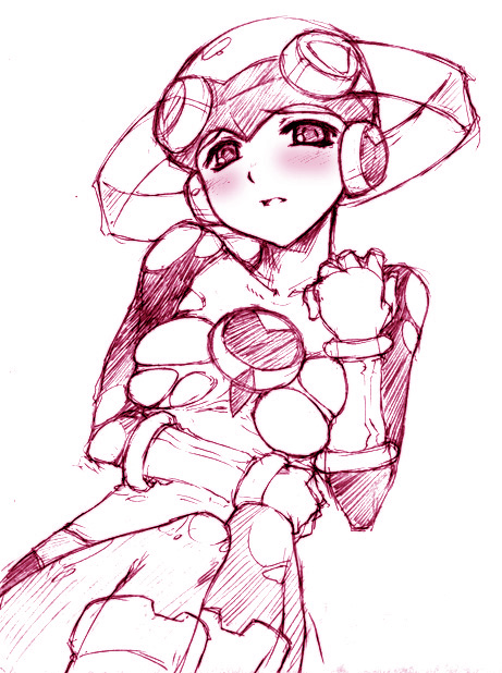 roll.exe (mega man and 1 more) drawn by denki_showgun