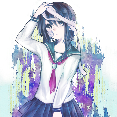 kobushi abiru (sayonara zetsubou sensei) drawn by hisame_(ron6)