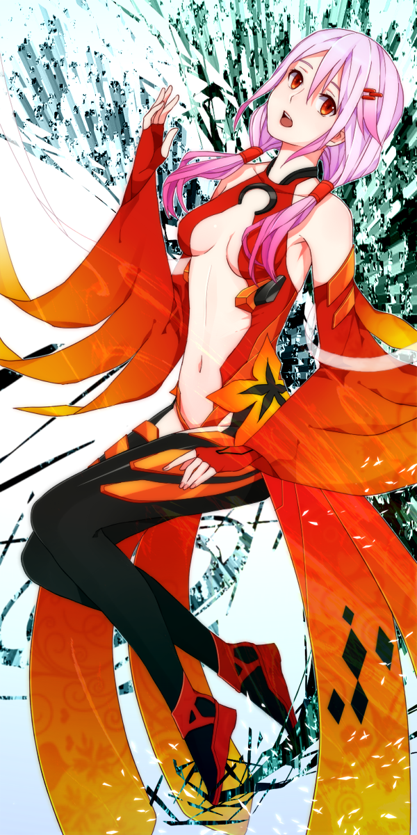 yuzuriha inori (guilty crown) drawn by komari_(machimachi-st)