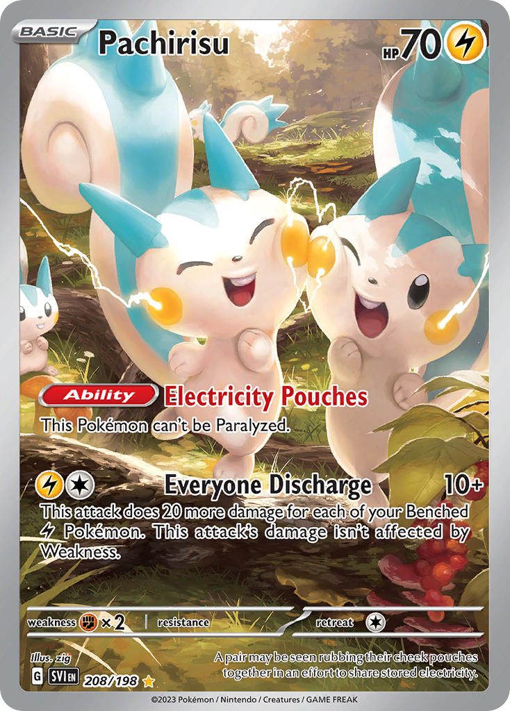 pachirisu (pokemon and 1 more) drawn by zig_(pokemon)