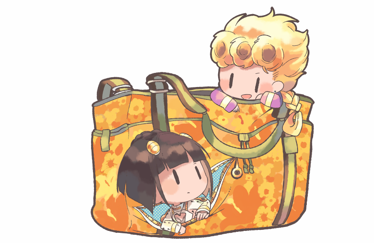 giorno giovanna and bruno bucciarati (jojo no kimyou na bouken and 1 more) drawn by hitofutarai