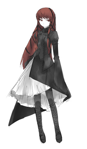 yoshino chidori (persona and 1 more) drawn by mudo_(saji)