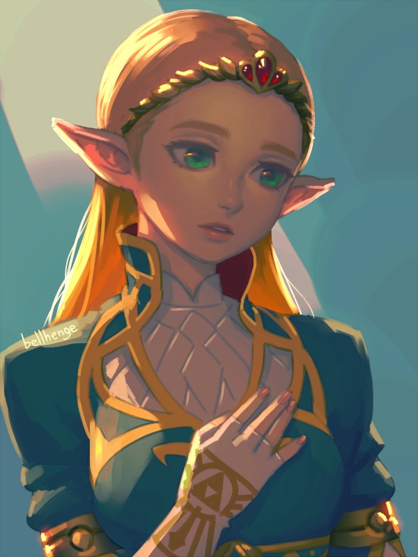 princess zelda (the legend of zelda and 1 more) drawn by bellhenge