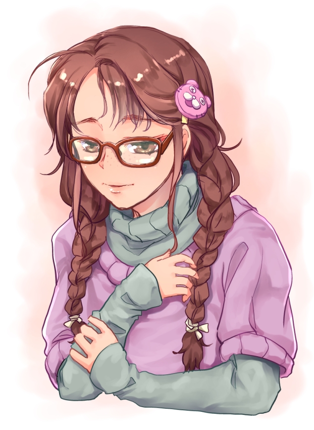 okuyama saori (idolmaster and 1 more) drawn by efyuru