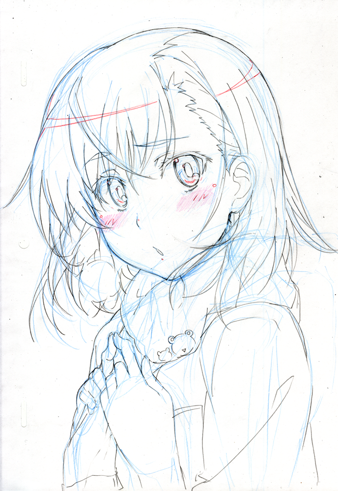 misaka mikoto and gekota (toaru majutsu no index and 1 more) drawn by yataneko_(echigo)