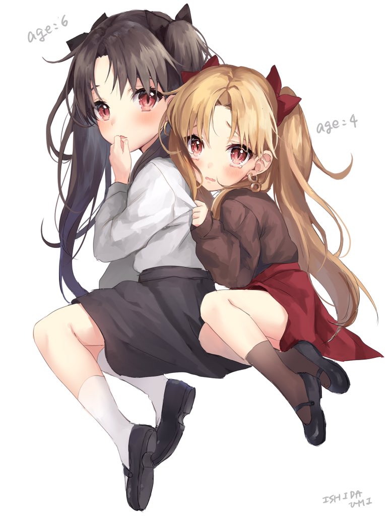 ereshkigal and ishtar (fate and 2 more) drawn by ishida_umi