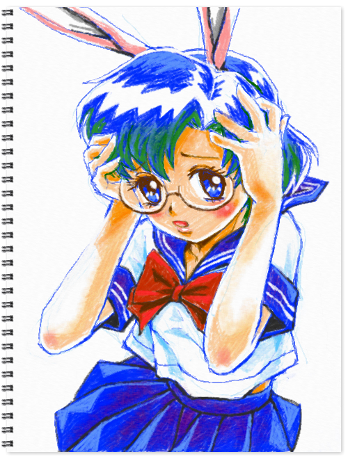 mizuno ami (bishoujo senshi sailor moon) drawn by wackybee