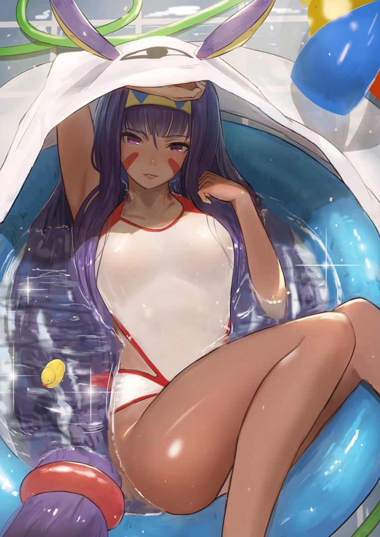 nitocris and medjed (fate and 1 more) drawn by reido_(reido_c)