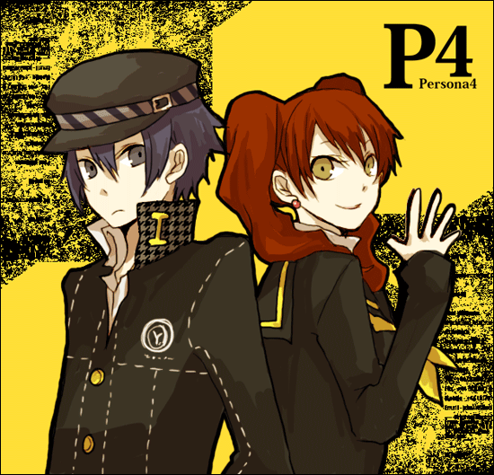 shirogane naoto and kujikawa rise (persona and 1 more) drawn by buzz_(moi)