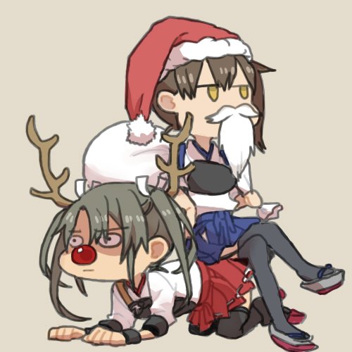 kaga and zuikaku (kantai collection) drawn by ree_(re-19)