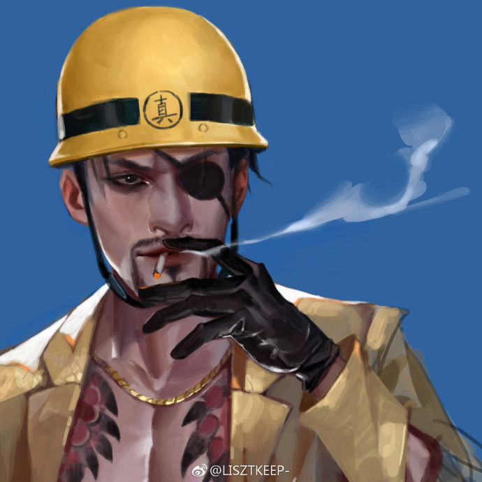 majima goro (ryuu ga gotoku and 1 more) drawn by lisztkeep