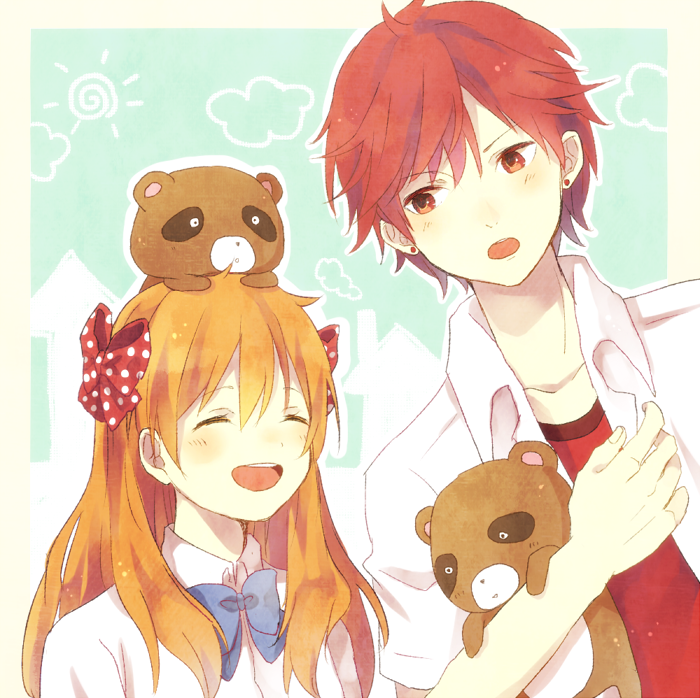 sakura chiyo and mikoshiba mikoto (gekkan shoujo nozaki-kun) drawn by tomachi_(mugi)
