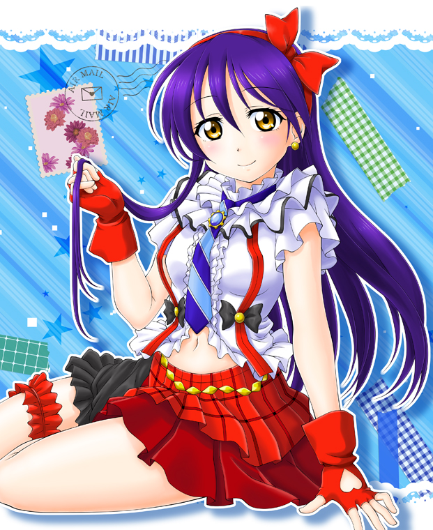 sonoda umi (love live! and 1 more) drawn by hiramitsu_asagi