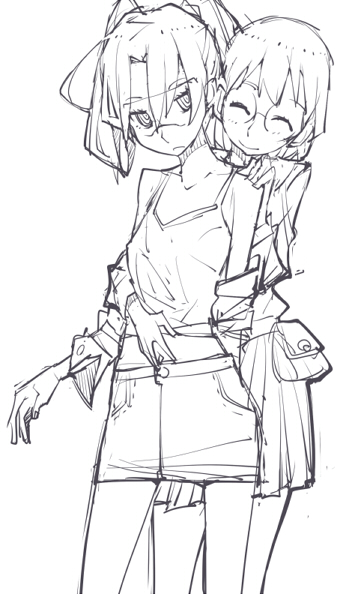 amasawa yuuko and okonogi yuuko (dennou coil) drawn by dowman_sayman