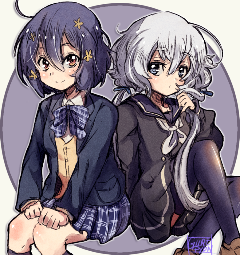 konno junko and mizuno ai (zombie land saga) drawn by gurepyon