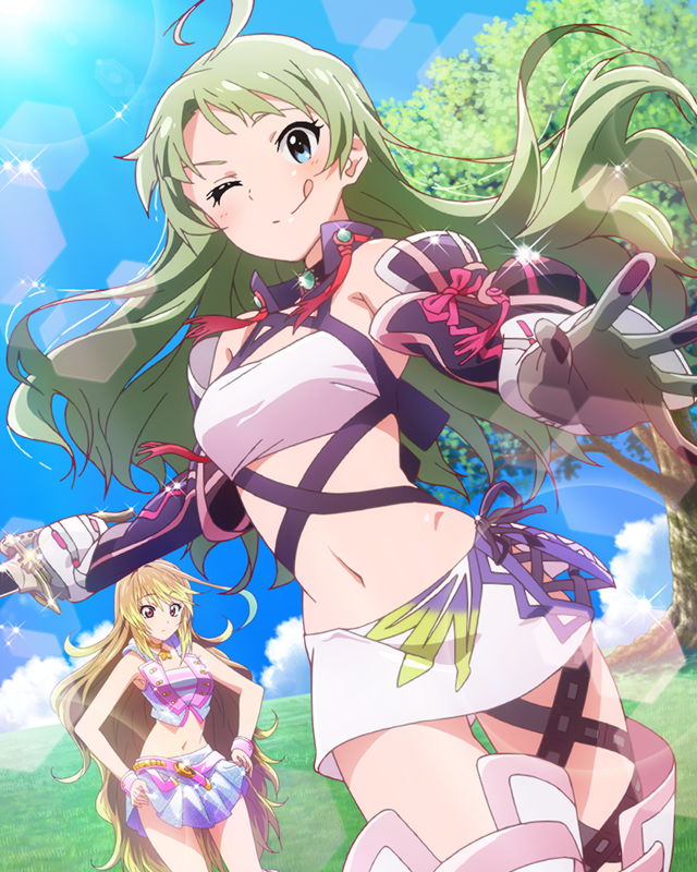 milla maxwell and shimabara elena (idolmaster and 4 more)