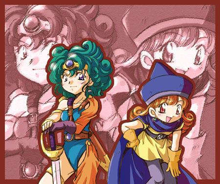 alena and heroine (dragon quest and 1 more)