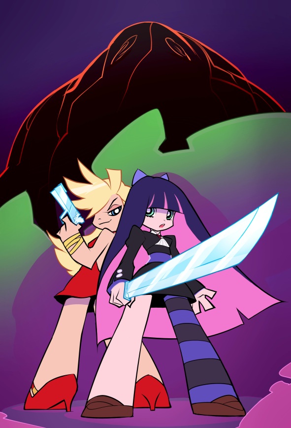 stocking and panty (panty & stocking with garterbelt) drawn by doxy