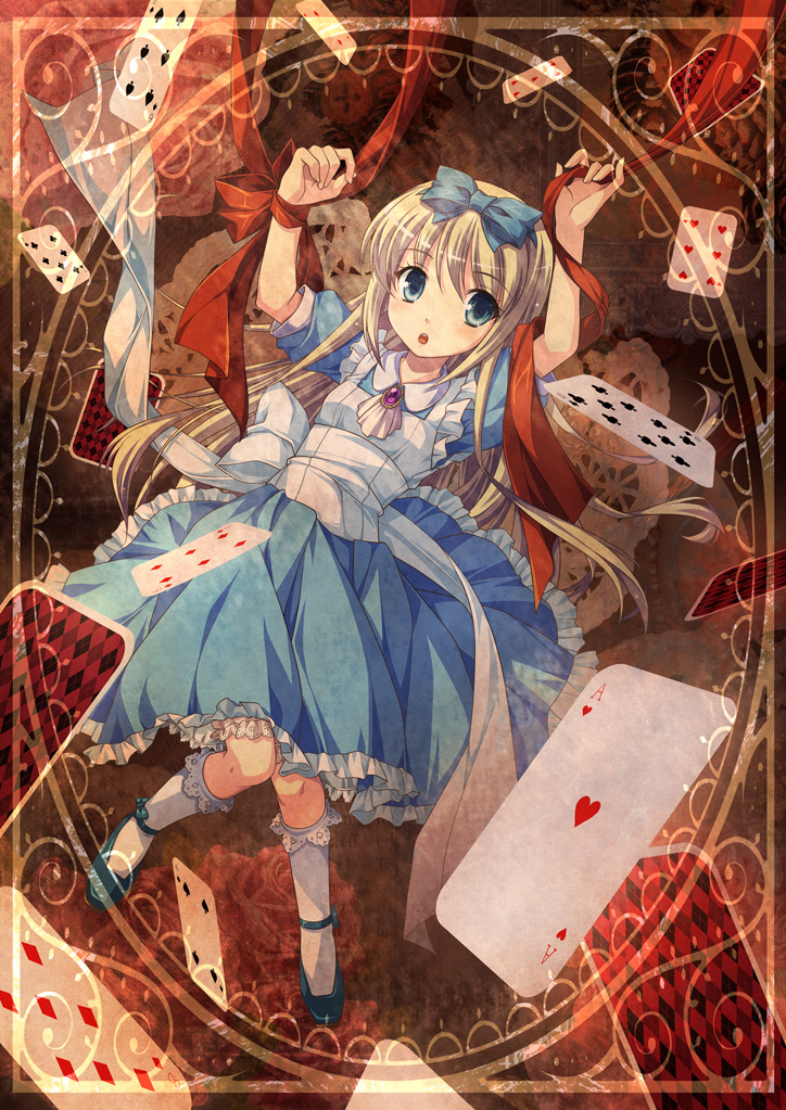 alice (alice's adventures in wonderland) drawn by yumegi_(mg.)