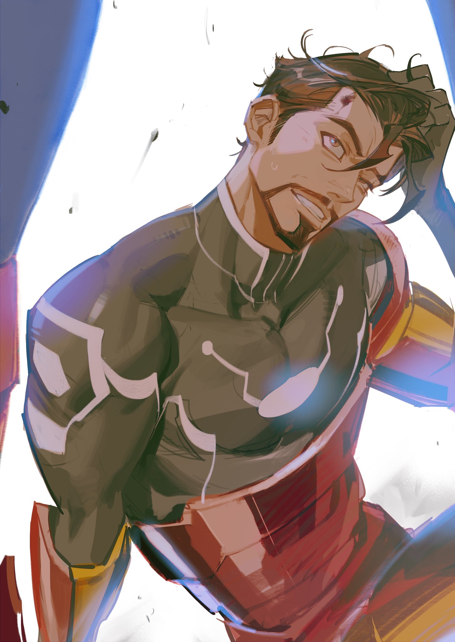 iron man and tony stark (marvel and 1 more) drawn by tobu_0w0 | Danbooru